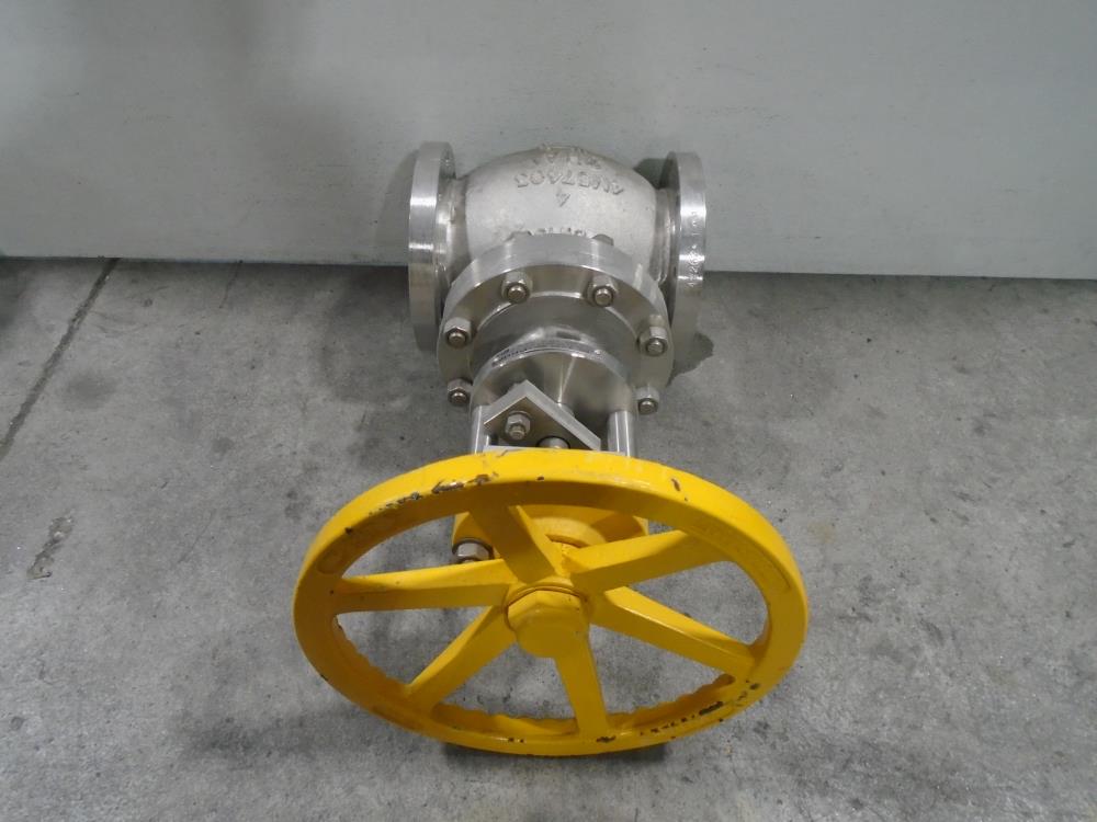 Shaw 4" 300# CF8M Globe Valve M5640